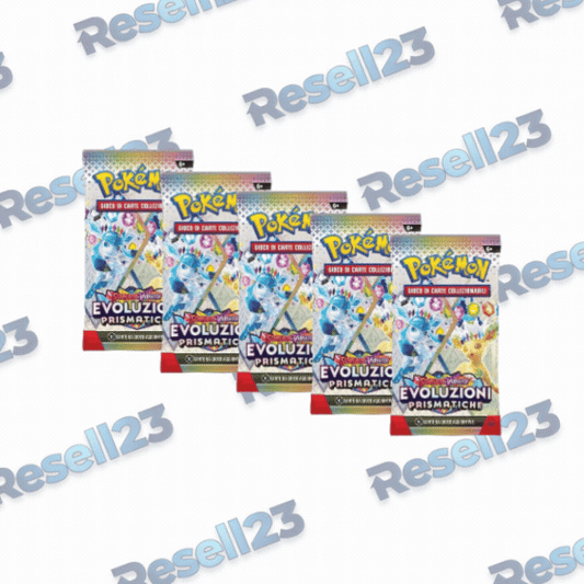 Pokemon 5 Buste Evoluzioni Prismatiche IT Resell23