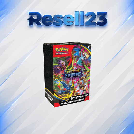 Pokemon Fiamme Spettrali Bundle da 6 Buste IT Resell23