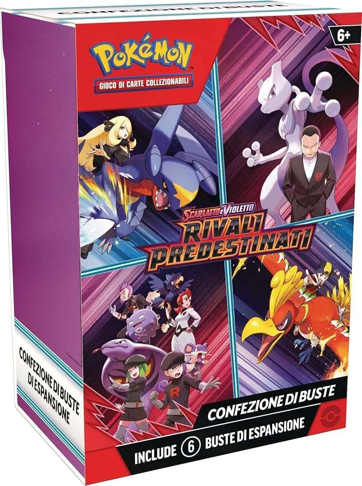 Pokemon Rivali Predestinati Bundle da 6 Buste IT Resell23
