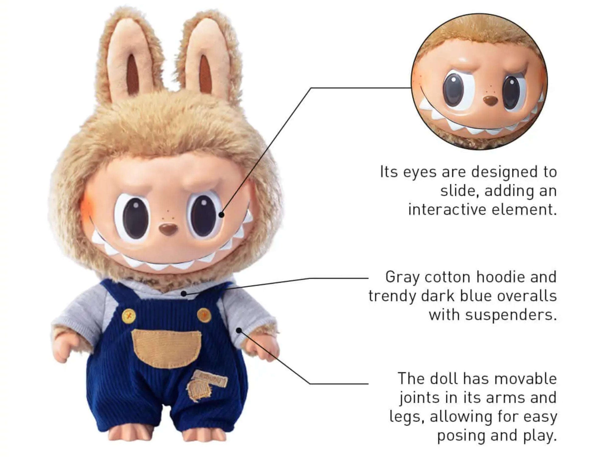 Pop Mart Labubu Time to Chill Vinyl Plush Doll 40cm Resell23